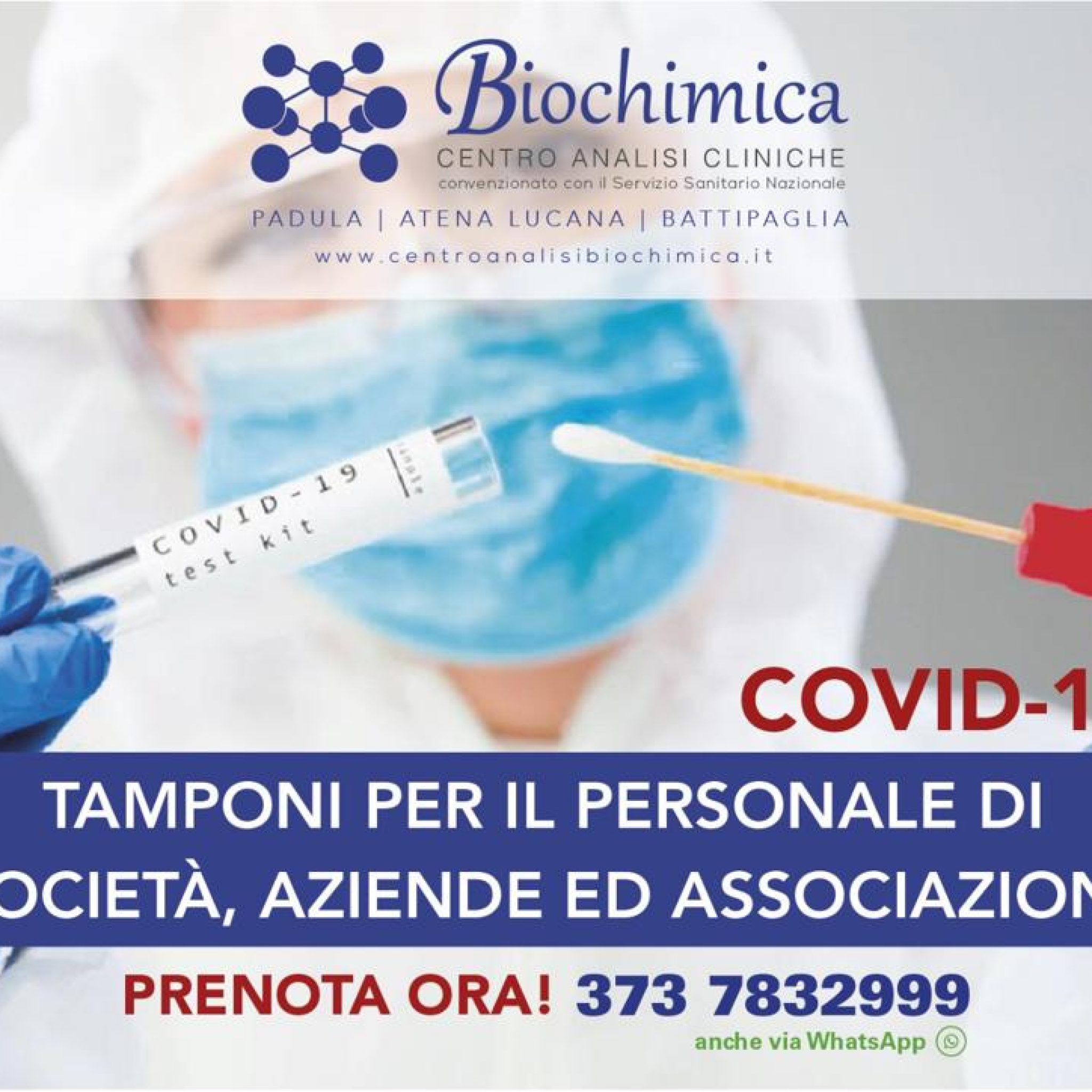 Biochimica Centro Analisi Cliniche: tampone-naso-faringeo-covid-19