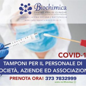 richiedi tampone naso faringeo covid 19 vallo di diano